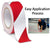 Abro RW-48 Social Distancing Barricading Tape Adhesive Tape for Floor Marking in Hospital, Airport, Factories & Workshop Hazard & Warning Sign (48mm X 15M, Red & White, 1 Pc)