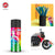 ABRO Multipurpose Colour Spray Paint Can for Cars and Bikes (Matt Black Spray Paint 400 ml)